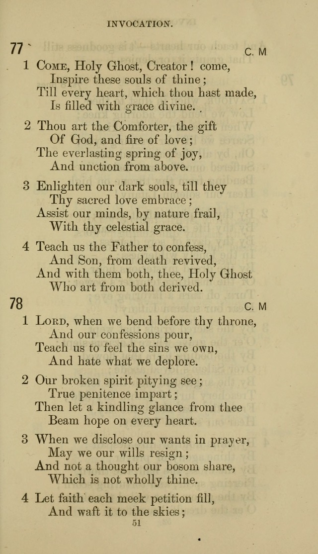 The Presbyterian Hymnal page 51