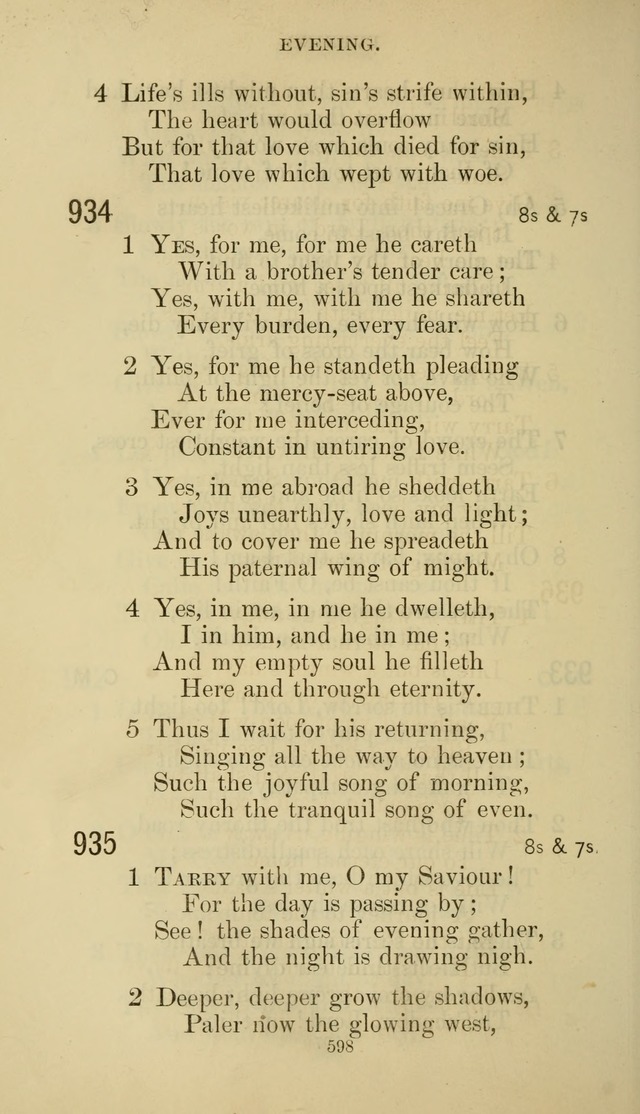 The Presbyterian Hymnal page 598