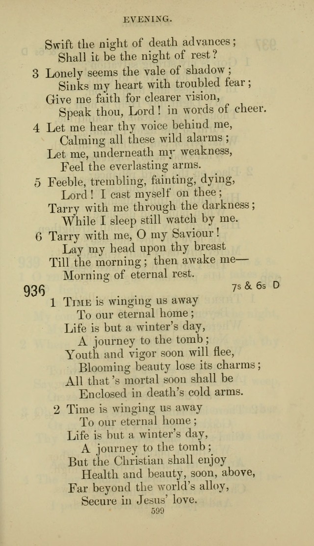 The Presbyterian Hymnal page 599