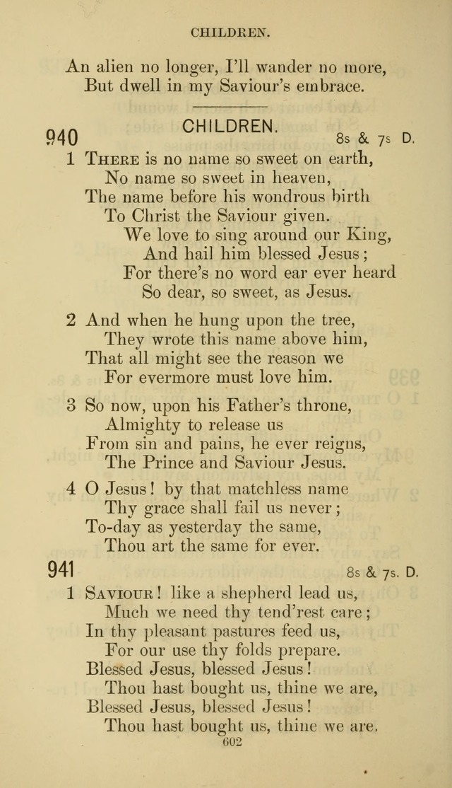 The Presbyterian Hymnal page 602