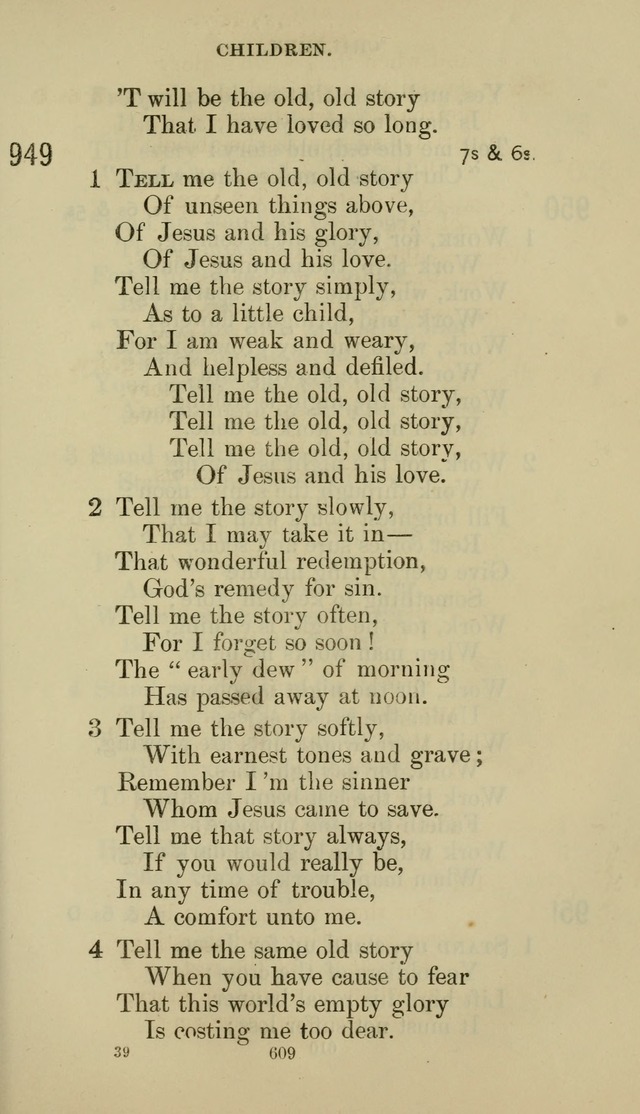 The Presbyterian Hymnal page 609