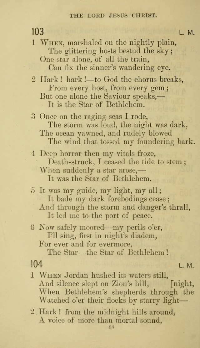 The Presbyterian Hymnal page 68