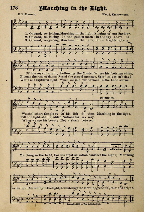 Praise in Song: a collection of hymns and sacred melodies page 178