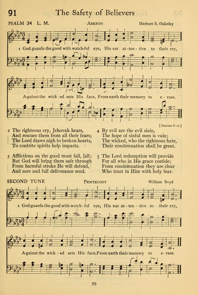 The Psalter: with responsive readings page 79