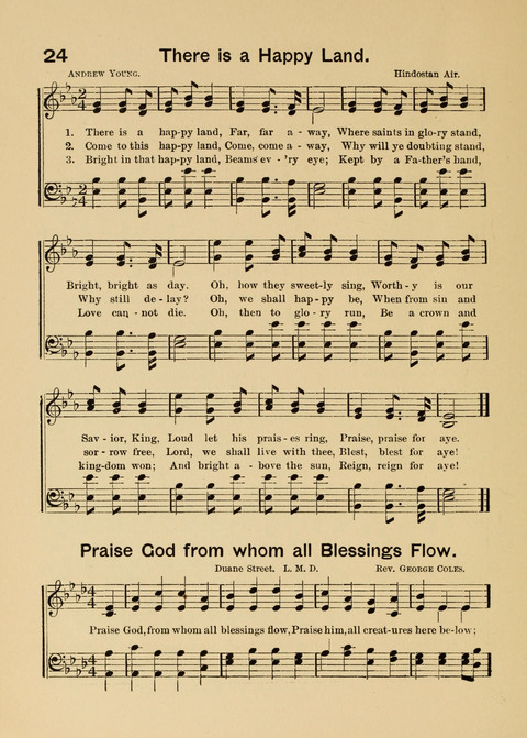 Primary Songs No. 2: for the primary class in the sabbath school and for use in the home, the kindergarten and day school page 24