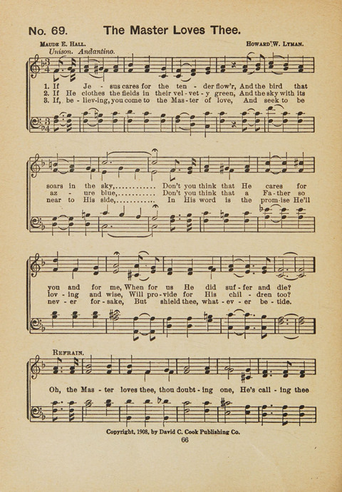 Primary Songs No. 3: for the primary department in the Sunday school, and for use in the home page 64