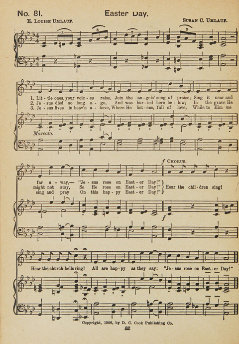 Primary Songs No. 3: for the primary department in the Sunday school, and for use in the home page 80