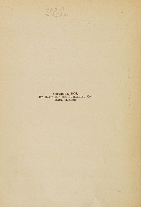 Primary Songs No. 3: for the primary department in the Sunday school, and for use in the home page v