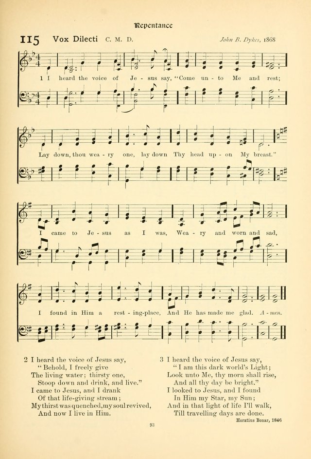 Praise Songs: a Collection of Hymns and Tunes page 106