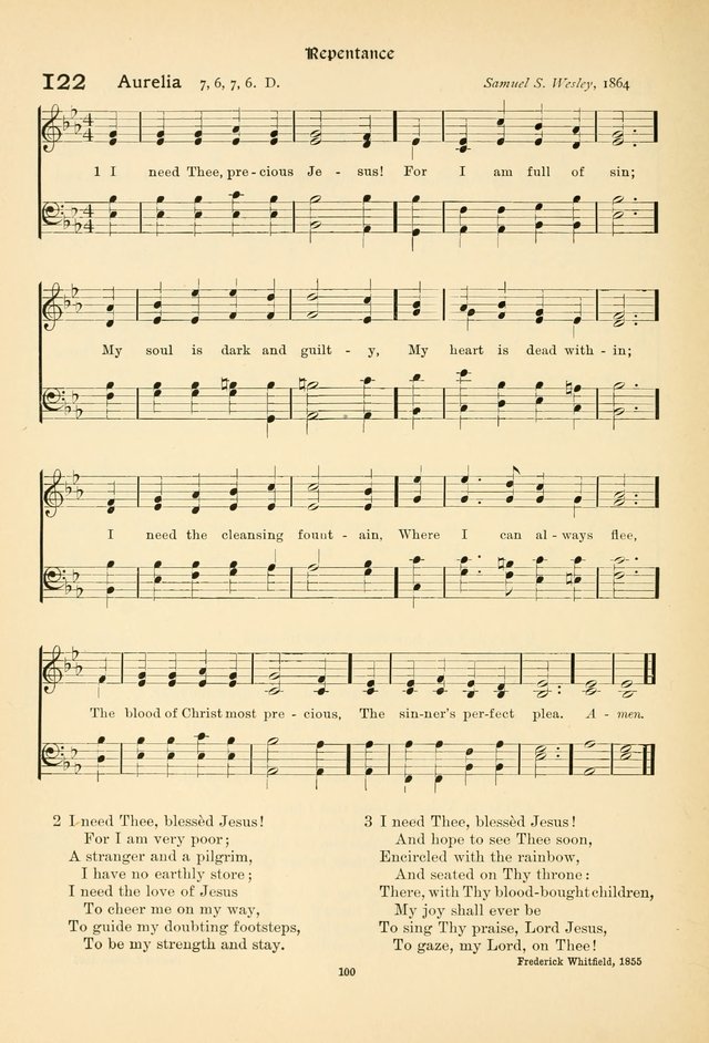 Praise Songs: a Collection of Hymns and Tunes page 113