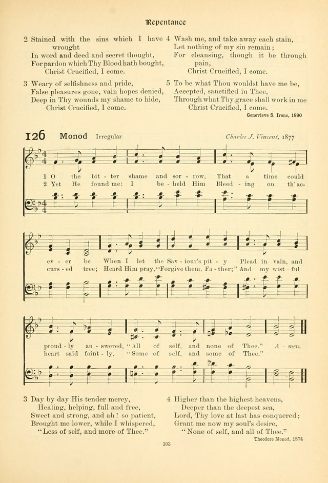 Praise Songs: a Collection of Hymns and Tunes page 116