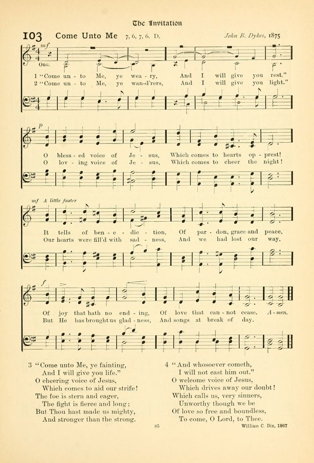 Praise Songs: a Collection of Hymns and Tunes page 98
