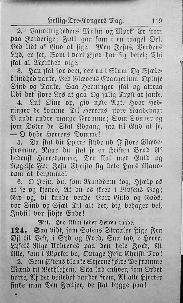 Psalmebog, udgiven af Synoden for den norske evangelisk-lutherske Kirke i Amerika (2nd ed.) page 125