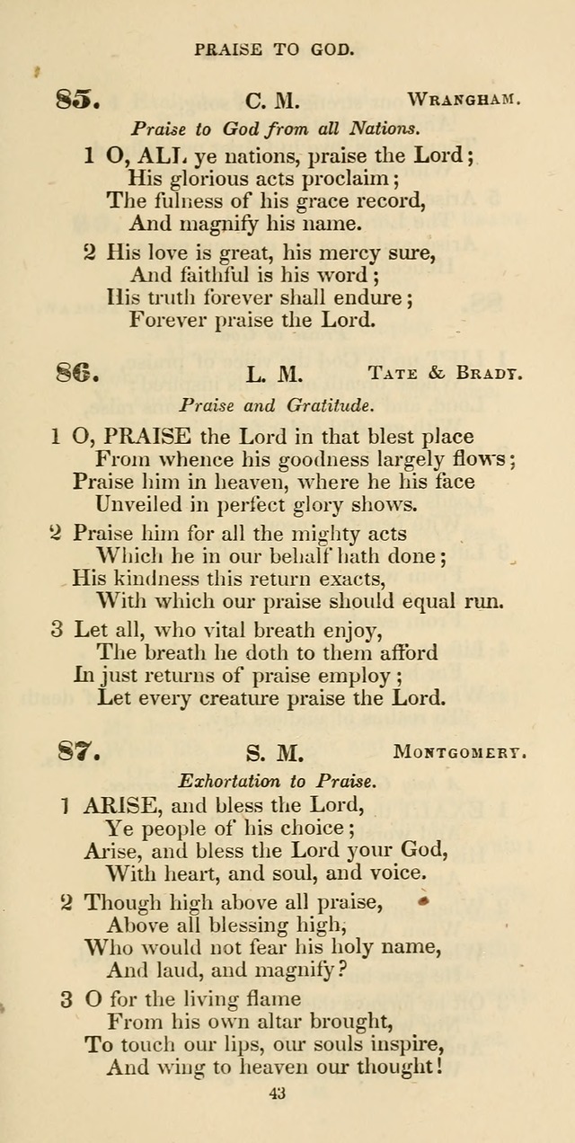 The Psalmist: a new collection of hymns for the use of Baptist churches; with a supplement page 103
