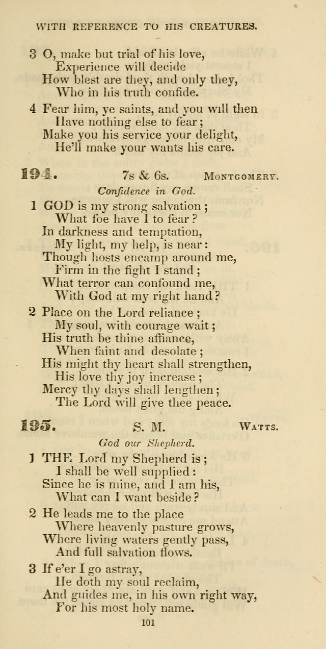The Psalmist: a new collection of hymns for the use of Baptist churches; with a supplement page 161