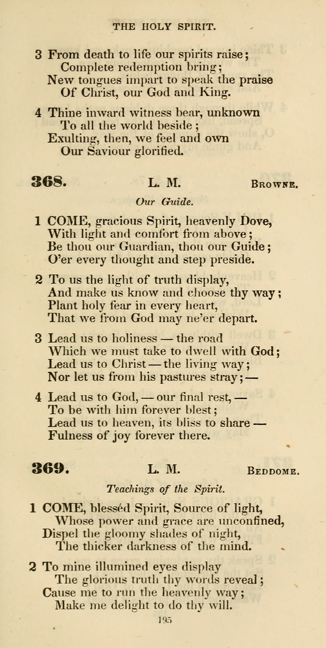 The Psalmist: a new collection of hymns for the use of Baptist churches; with a supplement page 255