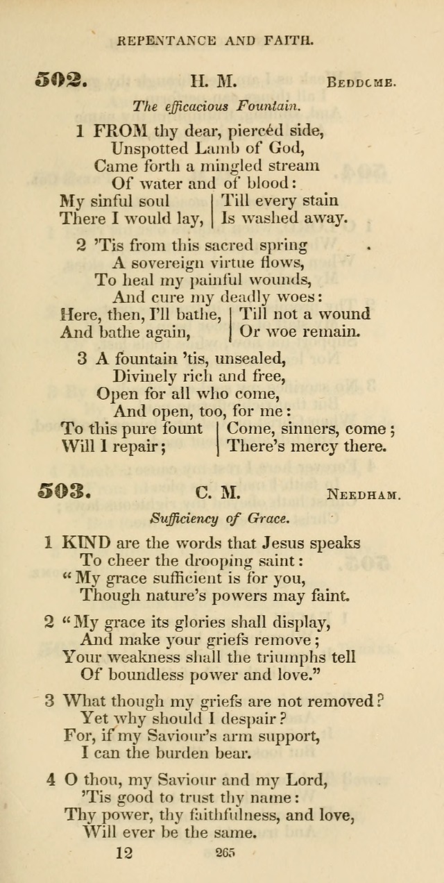The Psalmist: a new collection of hymns for the use of Baptist churches; with a supplement page 325