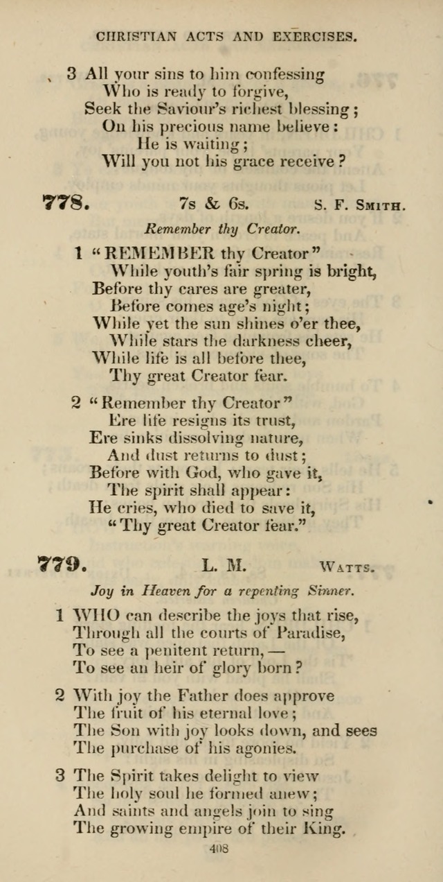 The Psalmist: a new collection of hymns for the use of Baptist churches; with a supplement page 468