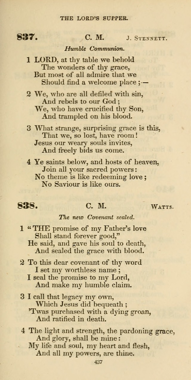 The Psalmist: a new collection of hymns for the use of Baptist churches; with a supplement page 497