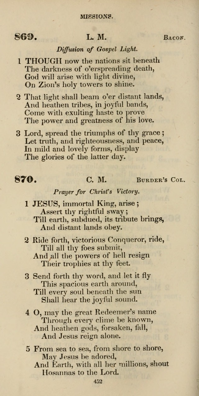 The Psalmist: a new collection of hymns for the use of Baptist churches; with a supplement page 512