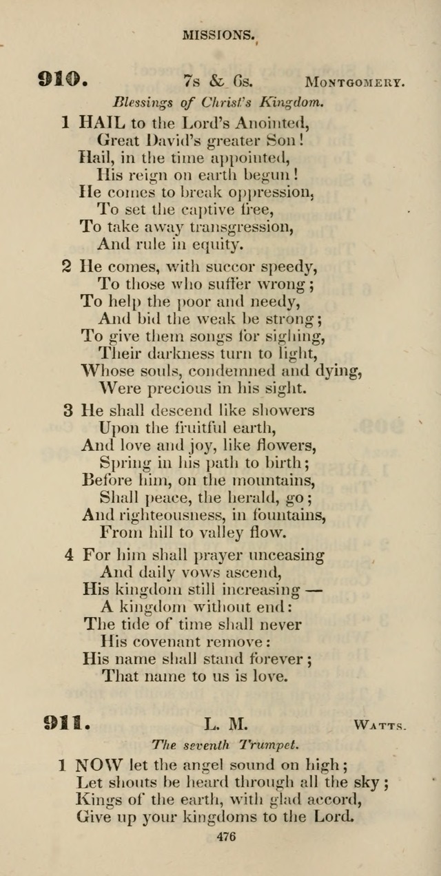 The Psalmist: a new collection of hymns for the use of Baptist churches; with a supplement page 536