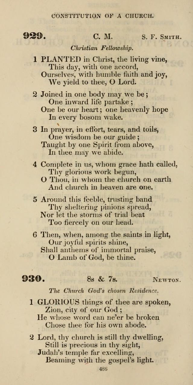 The Psalmist: a new collection of hymns for the use of Baptist churches; with a supplement page 546