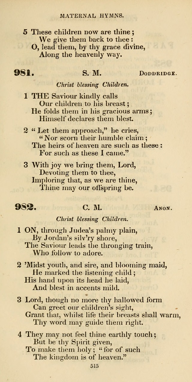 The Psalmist: a new collection of hymns for the use of Baptist churches; with a supplement page 575