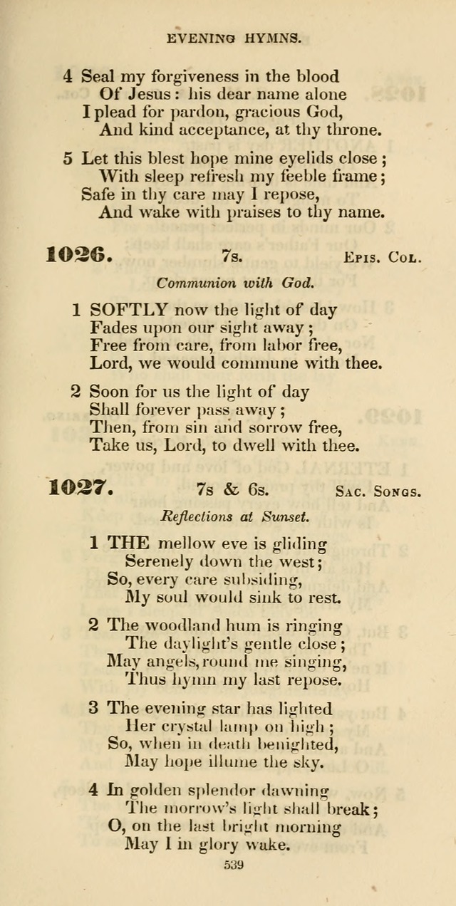 The Psalmist: a new collection of hymns for the use of Baptist churches; with a supplement page 599