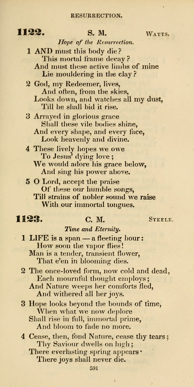 The Psalmist: a new collection of hymns for the use of Baptist churches; with a supplement page 651