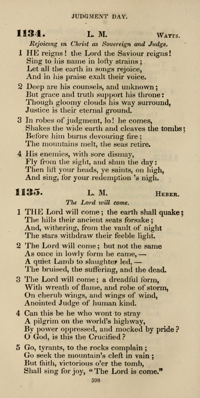 The Psalmist: a new collection of hymns for the use of Baptist churches; with a supplement page 658