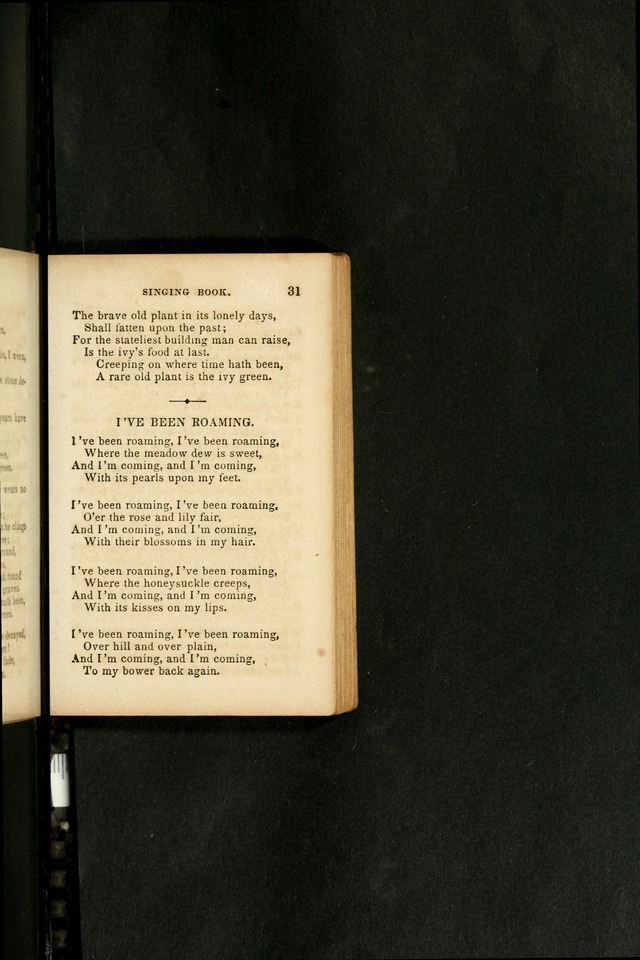 The Public School Singing Book: a collection of original and other songs, odes, hymns, anthems, and chants used in the various public schools page 33