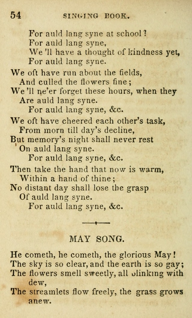 The Public School Singing Book: a collection of original and other songs, odes, hymns, anthems, and chants used in the various public schools page 58