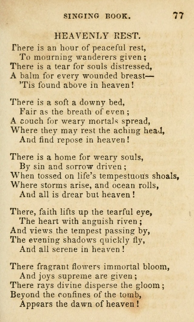 The Public School Singing Book: a collection of original and other songs, odes, hymns, anthems, and chants used in the various public schools page 81