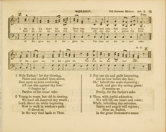 Plymouth Sabbath School Collection: or, Hymns and Tunes page 31