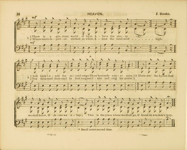 Plymouth Sabbath School Collection: or, Hymns and Tunes page 36