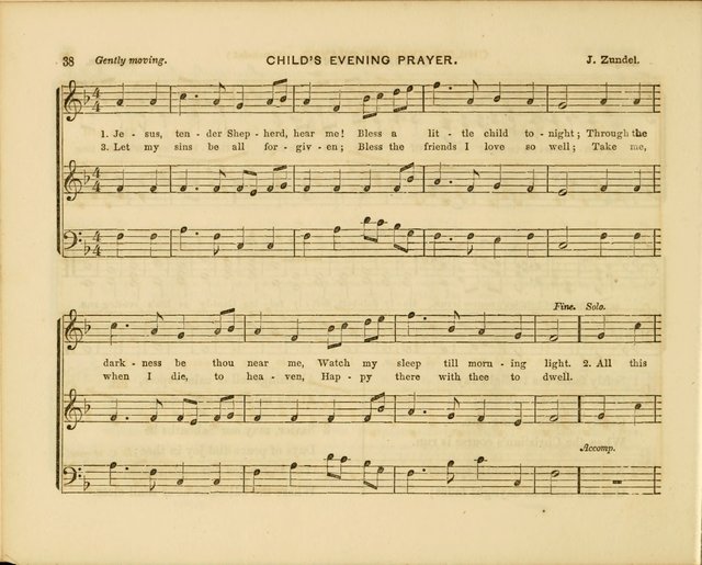 Plymouth Sabbath School Collection: or, Hymns and Tunes page 38