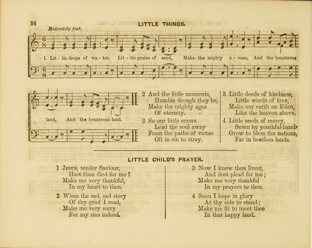 Plymouth Sabbath School Collection: or, Hymns and Tunes page 56