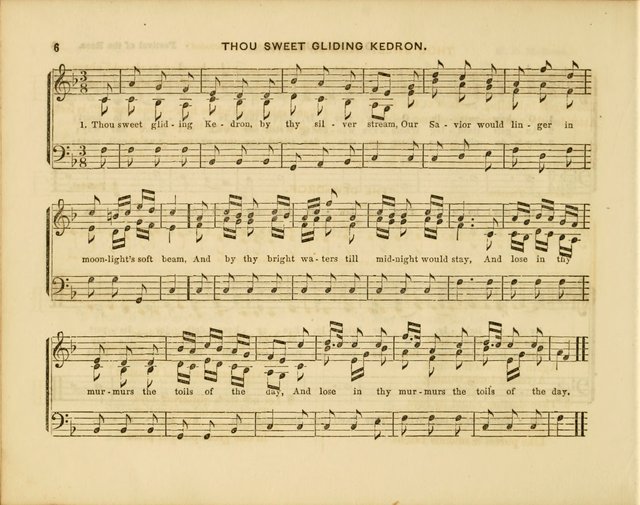 Plymouth Sabbath School Collection: or, Hymns and Tunes page 6