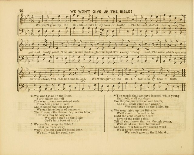 Plymouth Sabbath School Collection: or, Hymns and Tunes page 76