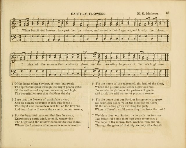 Plymouth Sabbath School Collection: or, Hymns and Tunes page 85