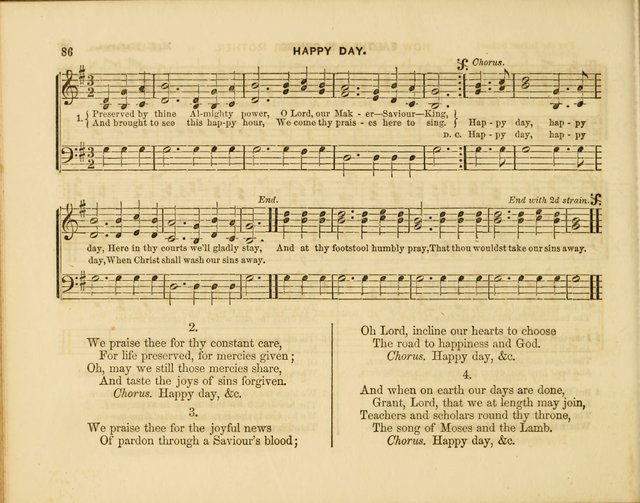 Plymouth Sabbath School Collection: or, Hymns and Tunes page 86