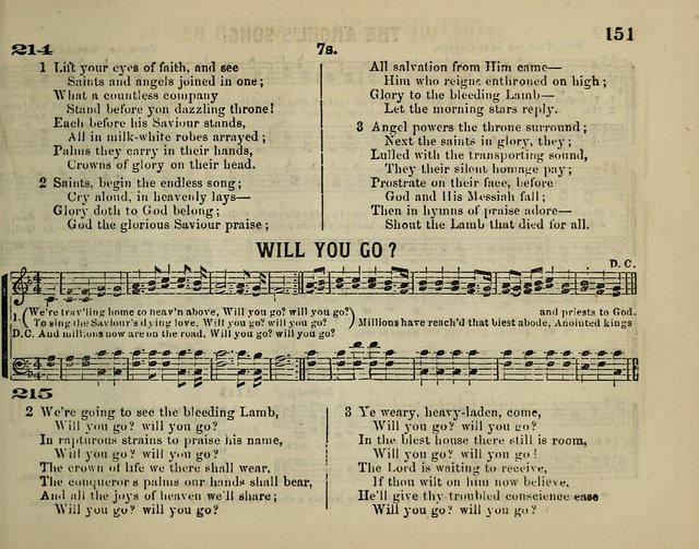 The Plymouth Sabbath School Collection of Hymns and Tunes page 151