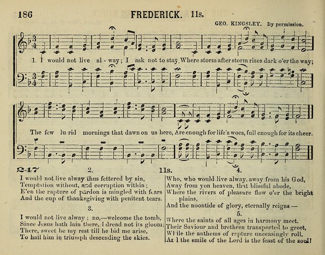 The Plymouth Sabbath School Collection of Hymns and Tunes page 186