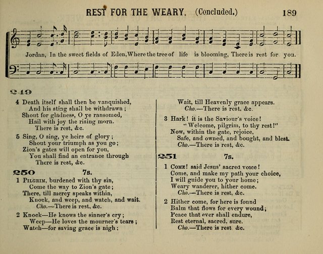 The Plymouth Sabbath School Collection of Hymns and Tunes page 189