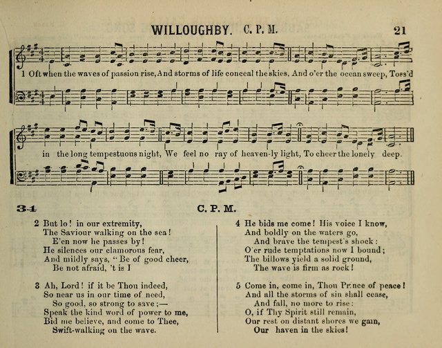 The Plymouth Sabbath School Collection of Hymns and Tunes page 21