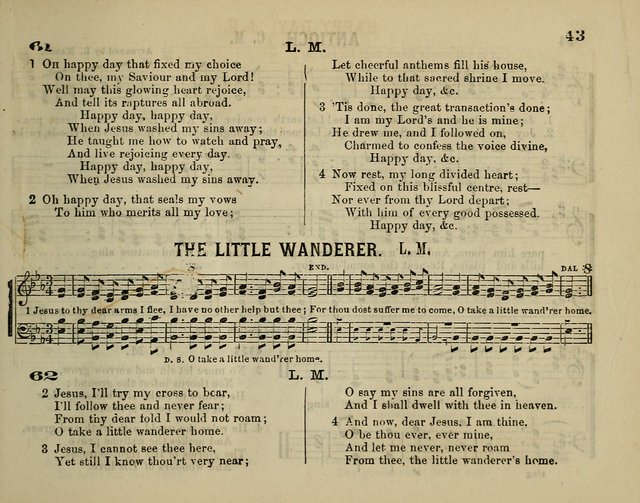 The Plymouth Sabbath School Collection of Hymns and Tunes page 43