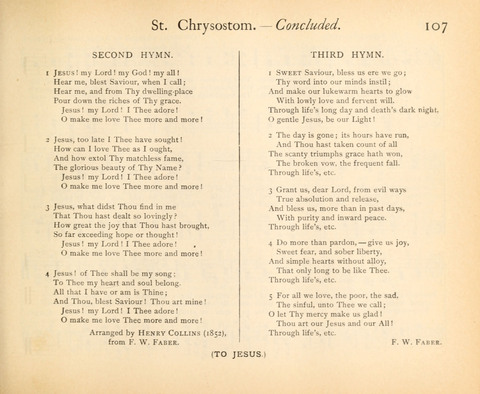 Plymouth Sunday-School Hymnal: for use in schools, prayer-meetings, and missions page 107