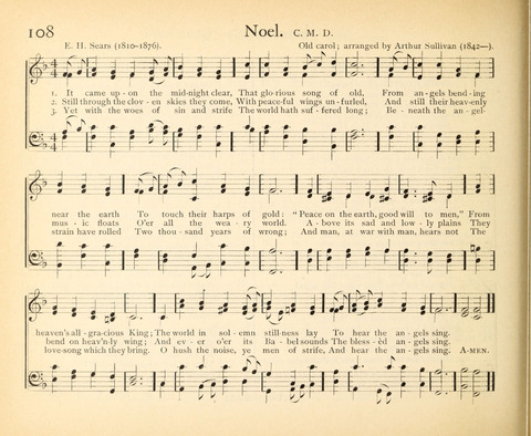 Plymouth Sunday-School Hymnal: for use in schools, prayer-meetings, and missions page 108