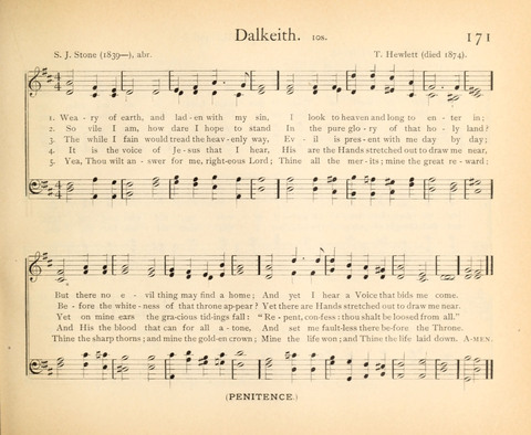 Plymouth Sunday-School Hymnal: for use in schools, prayer-meetings, and missions page 171