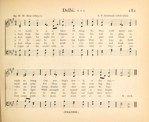Plymouth Sunday-School Hymnal: for use in schools, prayer-meetings, and missions page 181